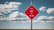 © lovelyday - Red road sign with text screening   IT'S OKAY TO SAY NO, Stop people pleasing and be true to yourself - have self-respect and be comfortable to say no with no guilty