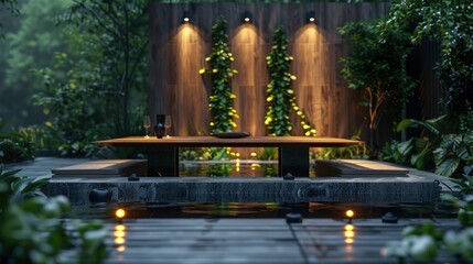 Tranquil Outdoor Dining Area