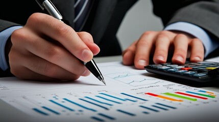 Poster - Professional Working on Income Stream Diversification