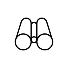 Poster - Binoculars icon Outline vector for web ui
