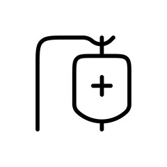 Aufkleber - Chemotherapy icon Outline vector for web ui