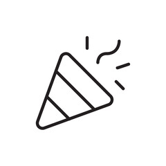 Aufkleber - Confetti icon Outline vector for web ui