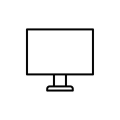 Poster - Desktop icon Outline vector for web ui