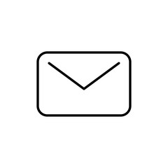 Poster - Mail icon Outline vector for web ui
