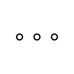 Poster - More icon Outline vector for web ui