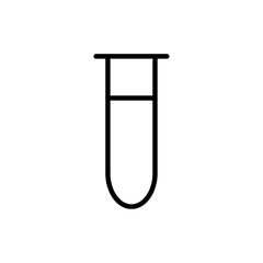 Poster - Test tube icon Outline vector for web ui