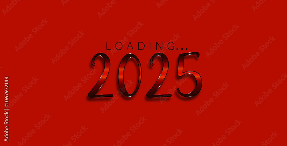 The word loading, displayed prominently on a vibrant background ...