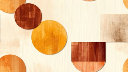 Poster - Colorful Seamless Block Print Pattern Design
