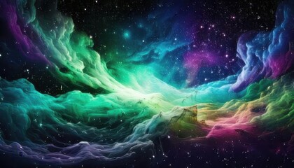 Wall Mural - magic of space