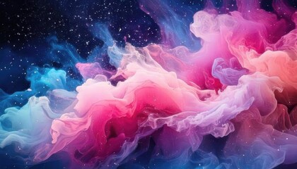 abstract background with nebular theme