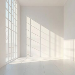 Wall Mural - White Room Sunlight.