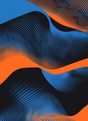 Fototapete - Abstract Minimal Background with Clean Geometry
