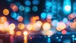 © FoxGrafy - Vibrant bokeh lights creating a dreamy city atmosphere