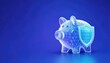 © Nattanon - Enhance your savings with a modern hologram piggy bank for secure financial growth