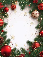 Wall Mural - png christmas line horizontal border backgrounds plant tree.