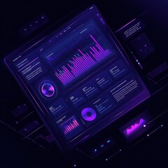 Poster - business data analytics design concept. and flat vector illustration business finance investment mon
