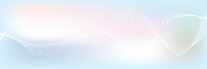 Poster - Modern Abstract background. Line wave glowing effect illustration vector. Professional future technology digital design concept. Vector illustrator.