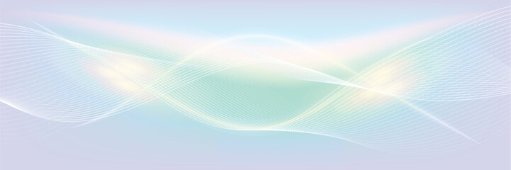 Poster - Modern Abstract background. Line wave glowing effect illustration vector. Professional future technology digital design concept. Vector illustrator.