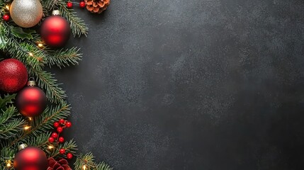 Wall Mural - create a festive christmas wallpaper with a cheerful background