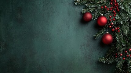 Wall Mural - create a festive christmas wallpaper background with rustic charm