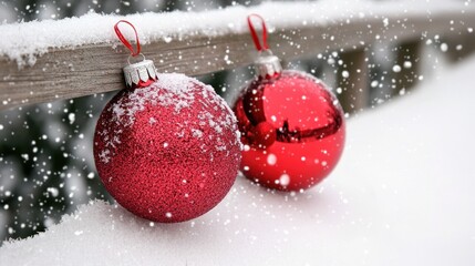 Wall Mural - create stunning christmas wallpaper backgrounds with holiday ornaments