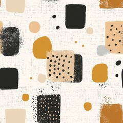 Poster - Abstract Seamless Block Print Pattern Design