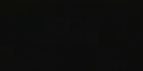 Poster - A black and white photo of a dark, empty room.