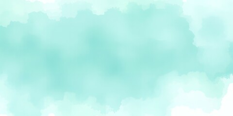 Poster - Abstract light blue watercolor background.
