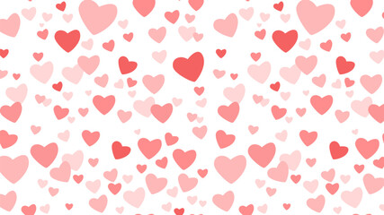 white background illustration with lots of hearts, for valentine's day..
