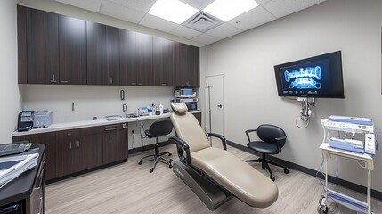 Aufkleber - Modern diagnostic testing center enhances patient experience with advanced medical aesthetics and technology