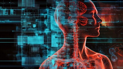 Poster - Explore the intricacies of health screening visualization through data art style techniques