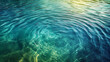 © Chonthicha - Serene blue and green water with gentle ripple effects creates tranquility