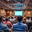 © Global Perspectives - Audience at the conference hall Speaker giving a talk on corporate Business Conference Business and Entrepreneurship event