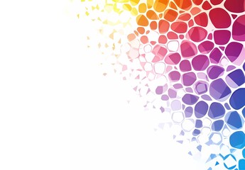 Poster - Colorful Islamic geometric pattern background vector presentation design on a simple white background