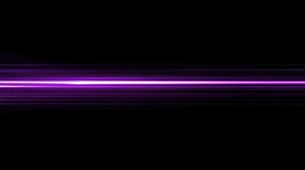 Poster - Vibrant Purple Light Beam on Black Background