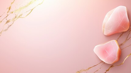 Poster - A pastel pink marble background with soft gradients and delicate textures, ideal for enhancing feminine branding, lifestyle themes, or creative projects.
