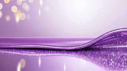 Poster - A stunning purple glitter background with a glossy finish, ideal for enhancing digital artwork, social media graphics, or eye-catching marketing materials.