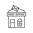 © Wow - Post office icon. isolated vector icon.