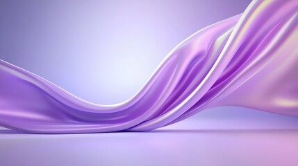 Poster - An elegant purple fabric background with flowing drapes, ideal for creating dramatic visuals for fashion campaigns, events, or photography projects.