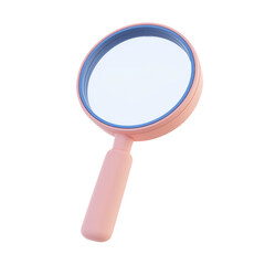 Poster - 3D Magnifying Glass Icon - Search and Analysis Concept