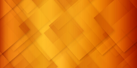 Poster - Abstract modern orange, red pattern geometric luxury gradient line background random square shape design. 3d shadow effects, modern design template background. layered geometric triangle shapes.