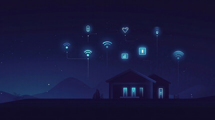 Poster - Wireless connection icon. Internet network connection technology. Internet connection and data transfer in the cloud. Modern digital connectivity. Free internet zone symbol. Internet network security 