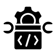 Software repair Solid Icon