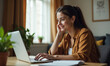 © mattegg - Woman Working on Laptop at Home