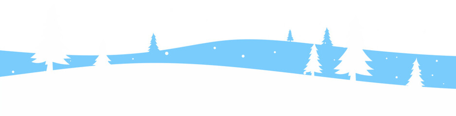 Winter Landscape Vector