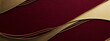 © roei - Modern invitation background featuring thin, interwoven lines in rich burgundy and matte gold, creating a luxurious and timeless feel