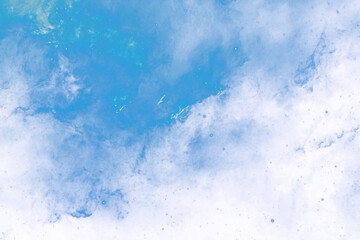 Wall Mural - PNG Dark blue wallpaper nebula space background.