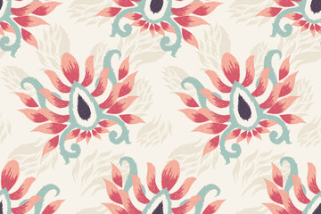 Ikat seamless pattern	