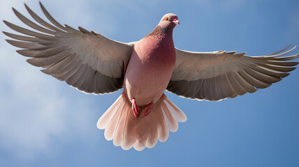 Wall Mural - pigeon in flight