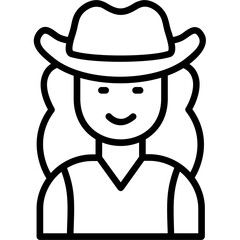 Sticker - Cowgirl Icon